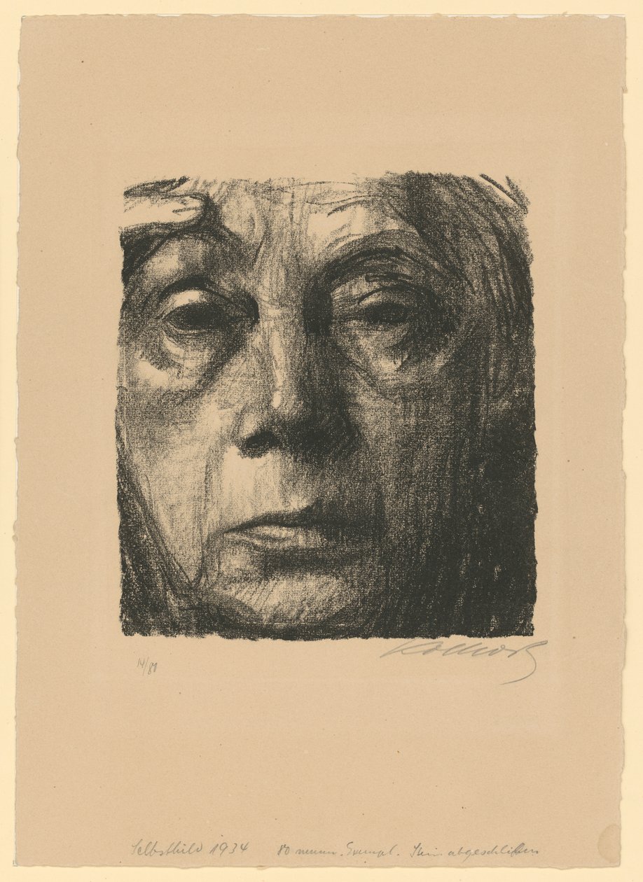 Omakuva tekijältä Käthe Kollwitz