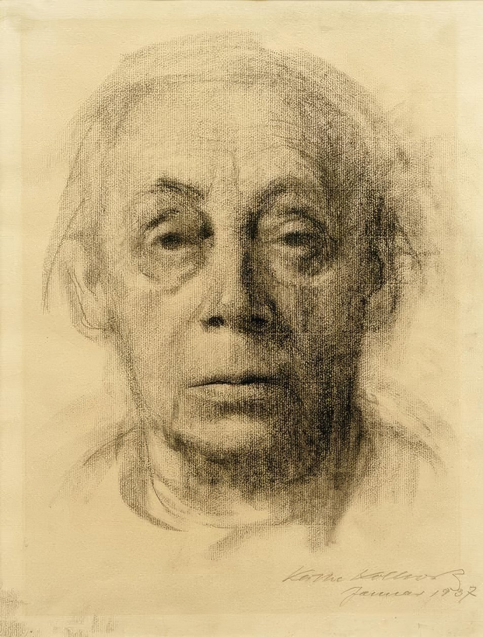 Itsetunto ja kasvot tekijältä Käthe Kollwitz