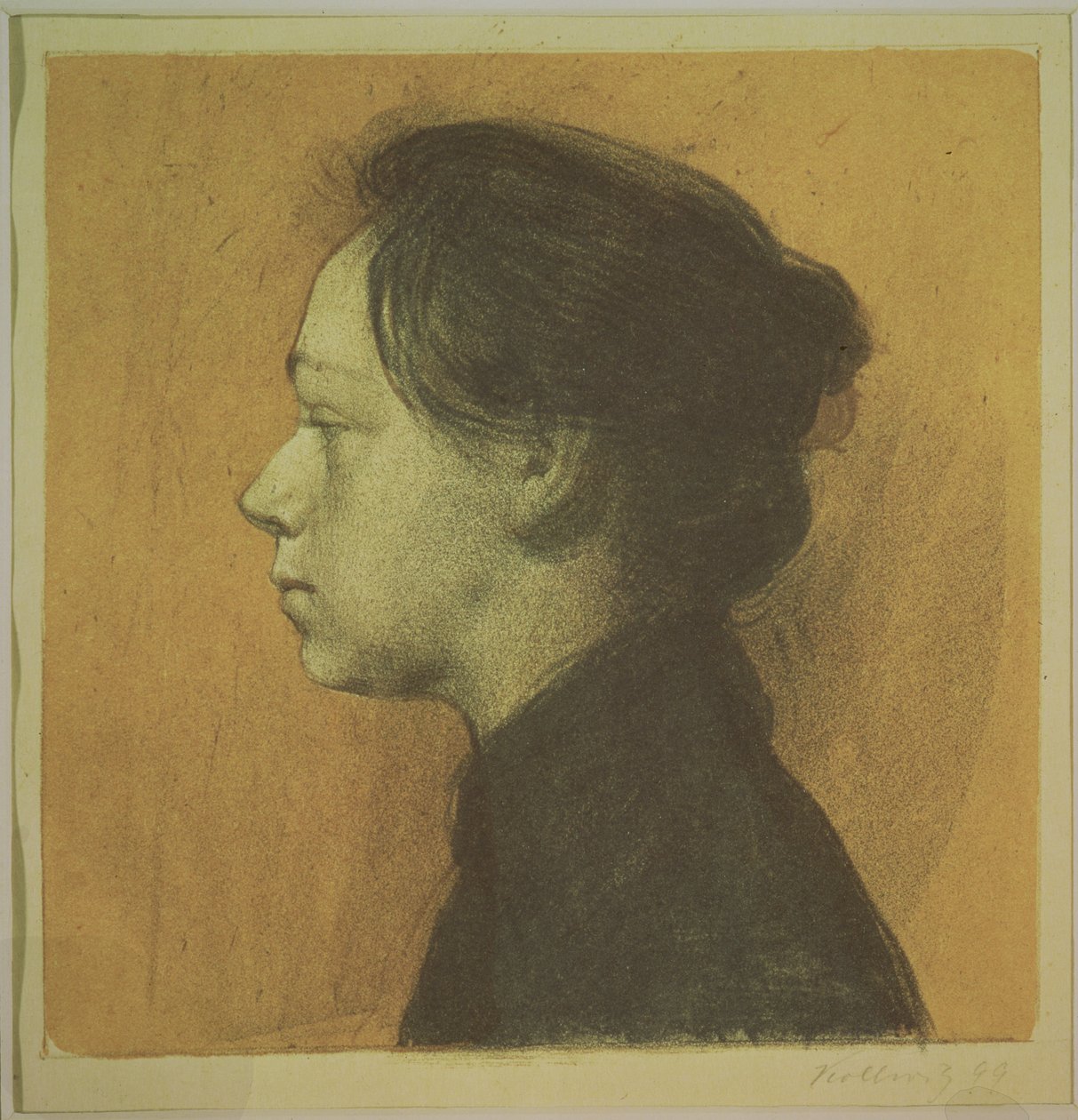 Omakuva, 1899 tekijältä Käthe Kollwitz