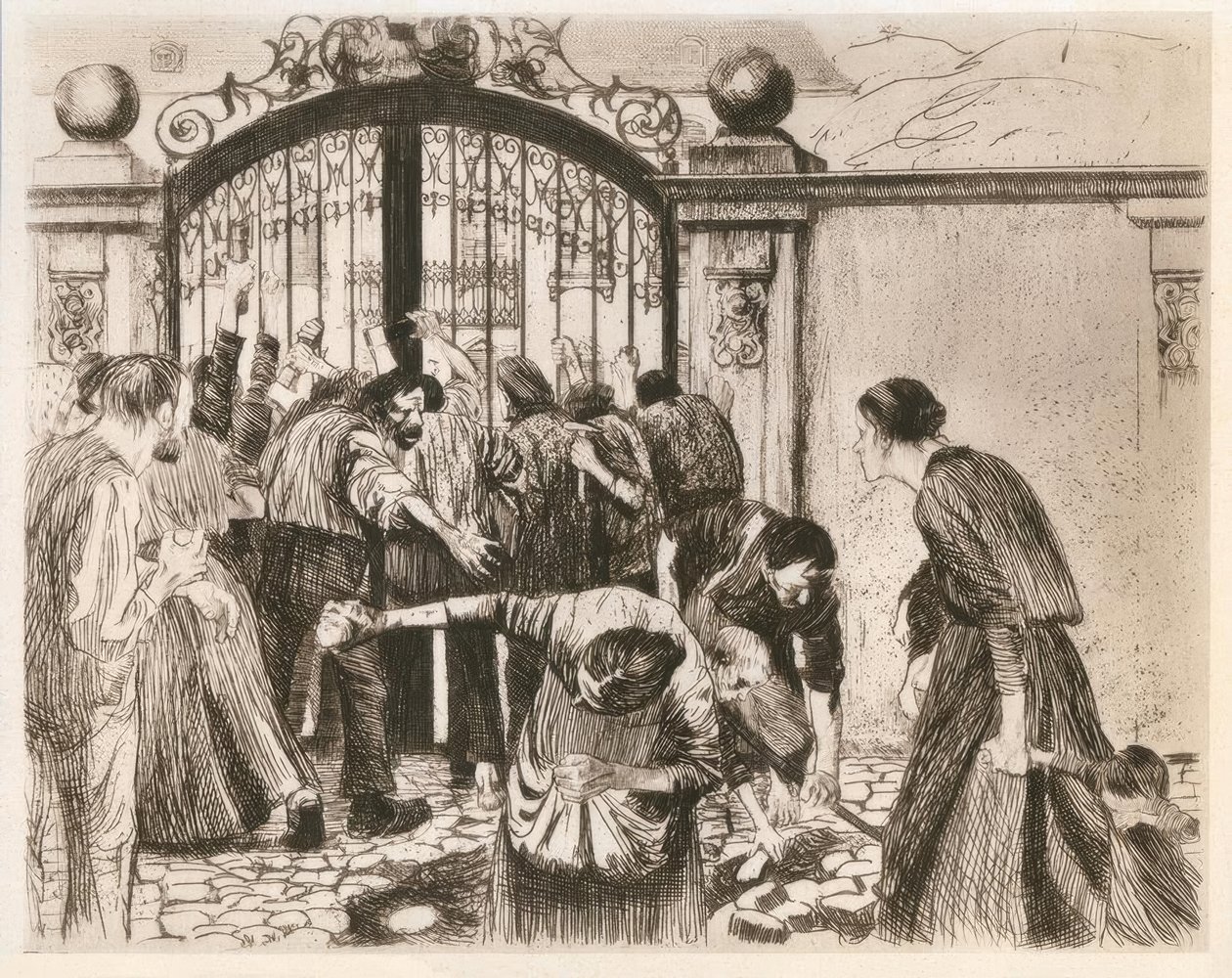 Sturm tekijältä Käthe Kollwitz