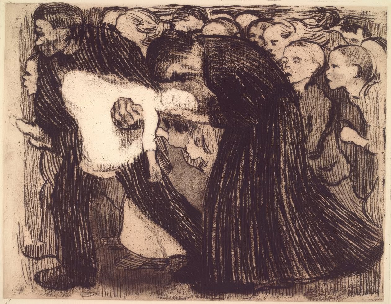 Überfahren tekijältä Käthe Kollwitz