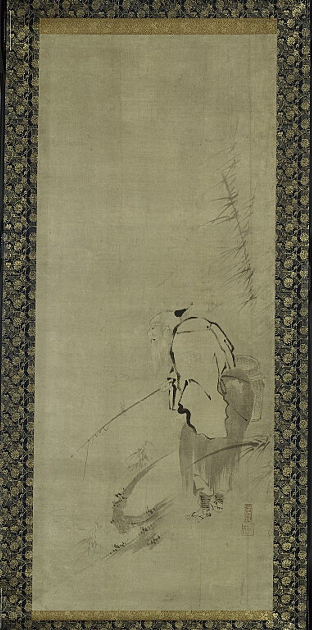 Zhou Moushun, Xiwangmun ja Taigong Wangin triptyykki. tekijältä Kaiho Yusho