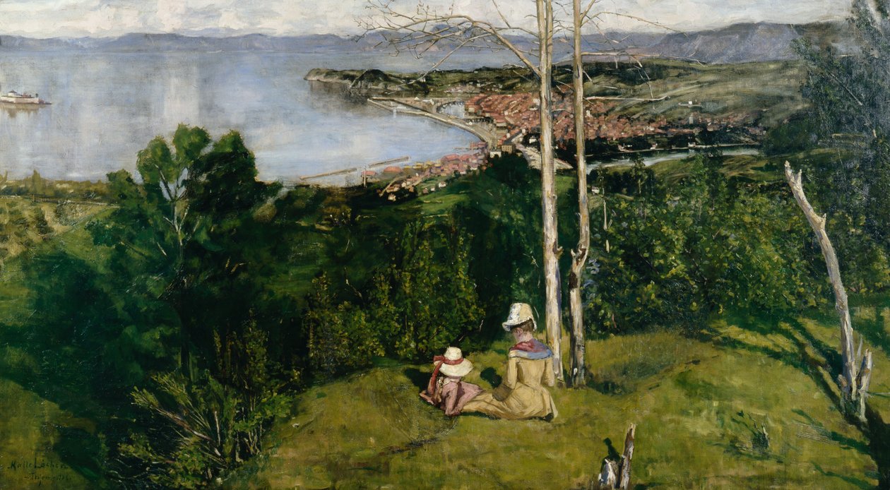 Näkymä Trondheimiin tekijältä Kalle (1865 93) Lochen