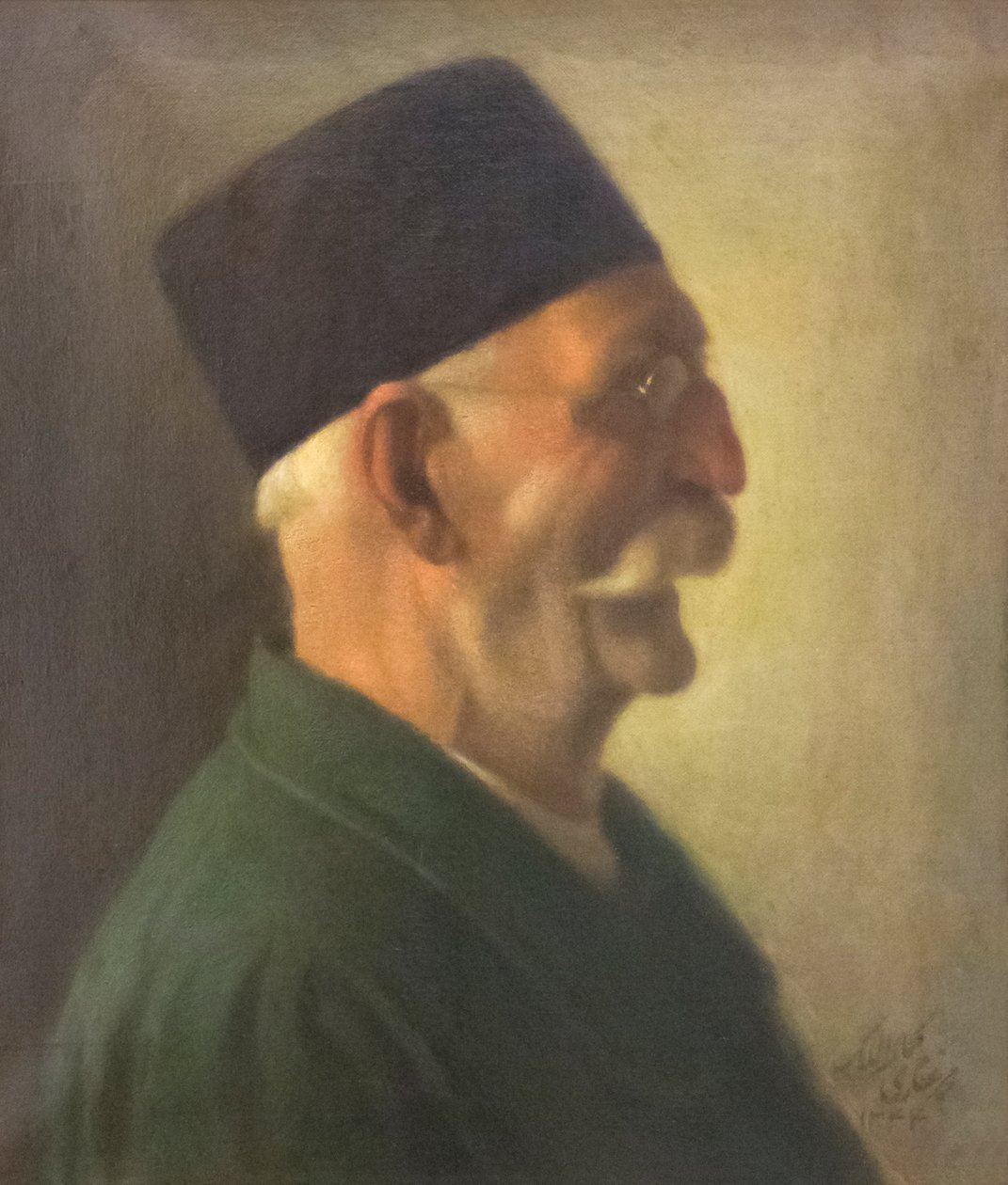Omakuva, Kamal-ol-Molk, öljy kankaalle, kuvataidemuseo, Sa