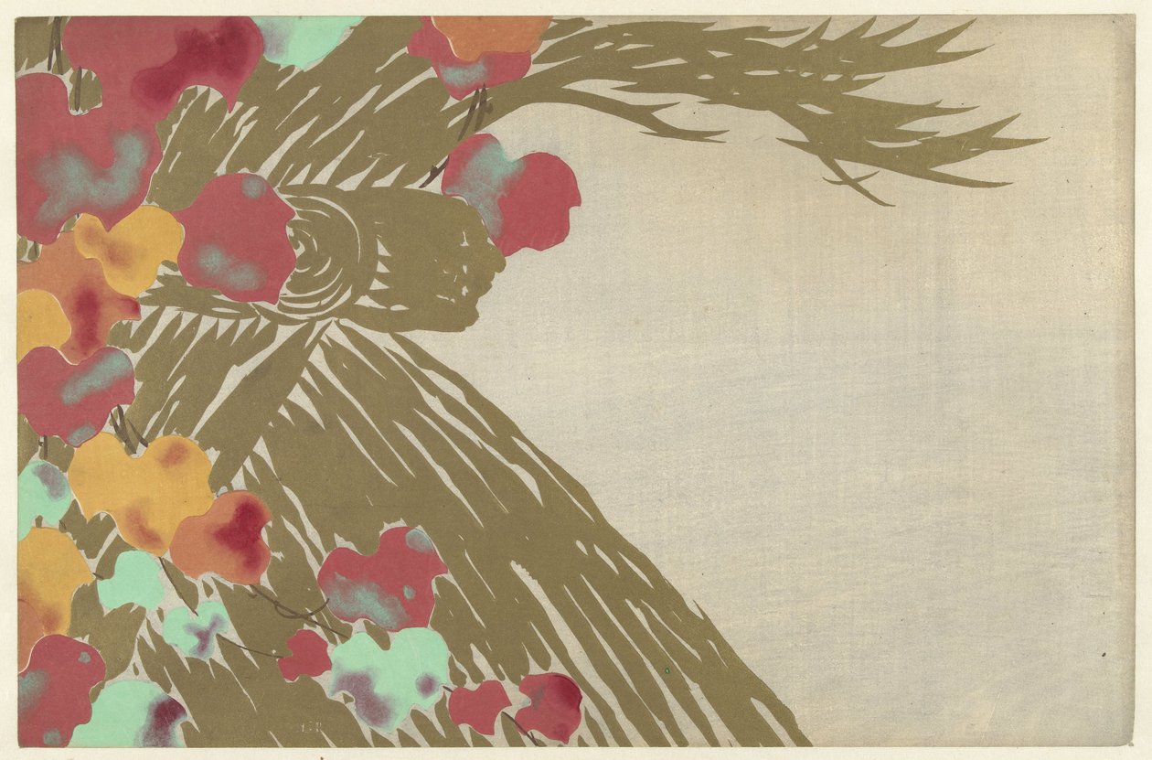 Ivy, 1909 (puupiirros) tekijältä Kamisaka Sekka
