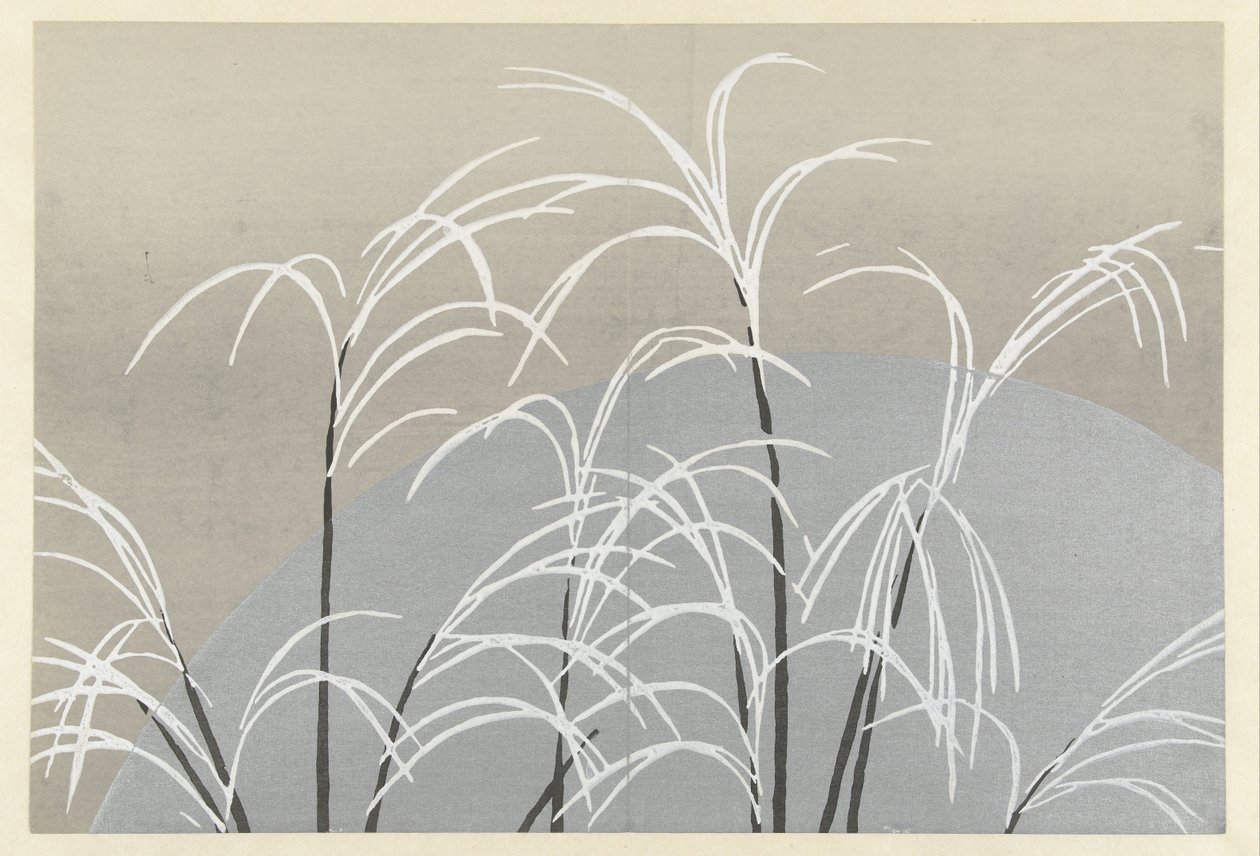 Kuu ja ruohoja Flowers of a Hundred Worlds (sarjan nimi) Momoyogusa (sarjan nimi) tekijältä Kamisaka Sekka