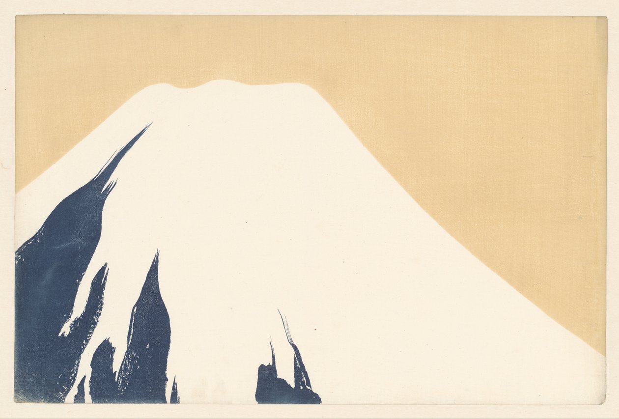 Fuji-vuori, 1909 (puupainatus) tekijältä Kamisaka Sekka