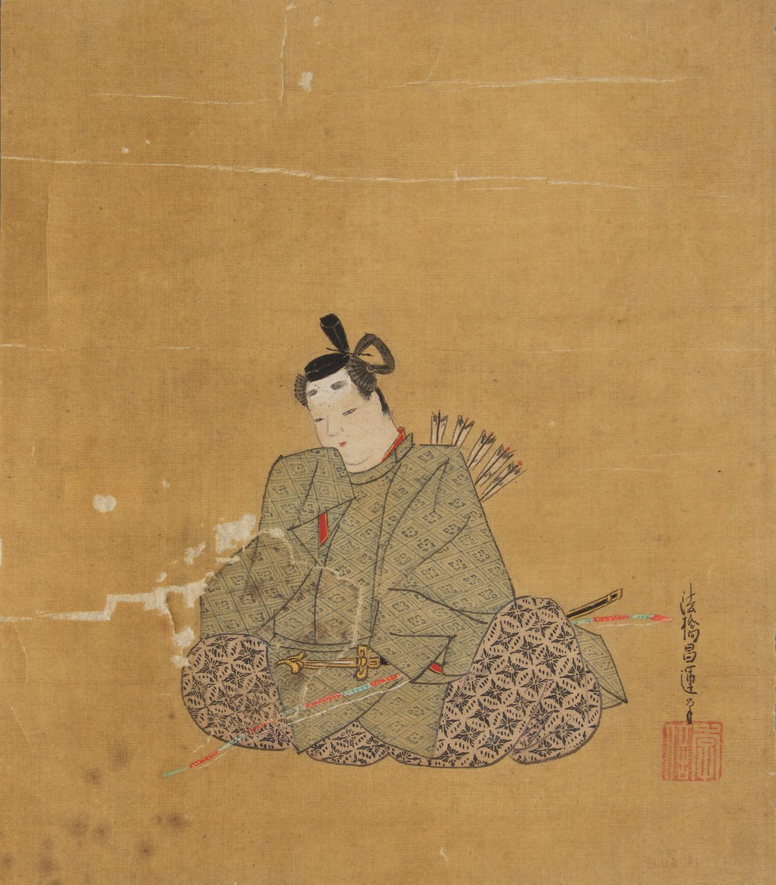 Kuolematon runoilija, 1600-luku. tekijältä Kano Shoun