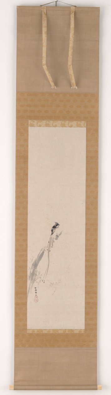 Lintu kannolla, Edo-kausi, 1600-luku. tekijältä Kanō Tan’yū