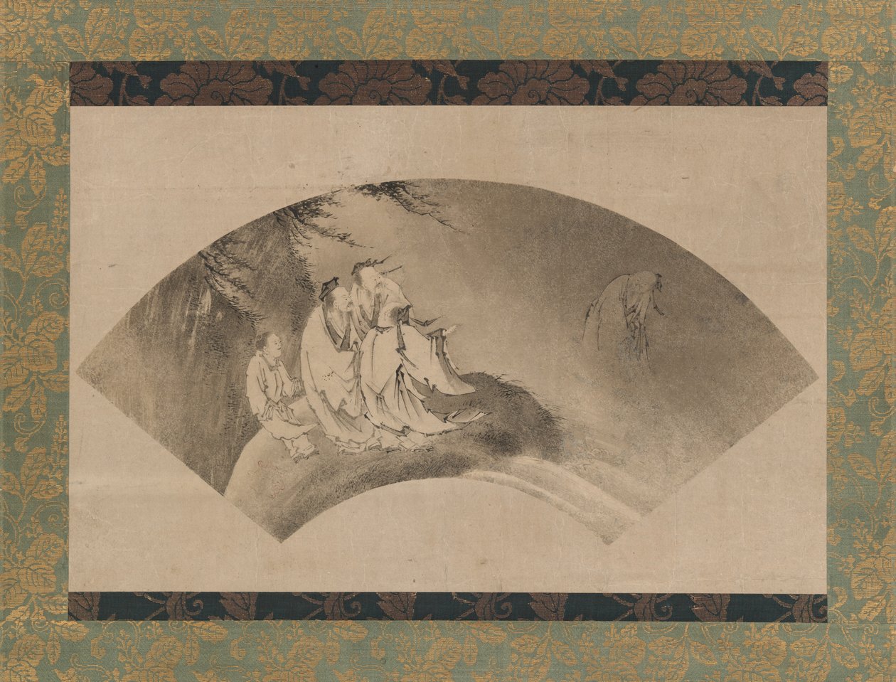 Resshi Flying on a Cloud, 1500-luku. tekijältä Kano Yukinobu
