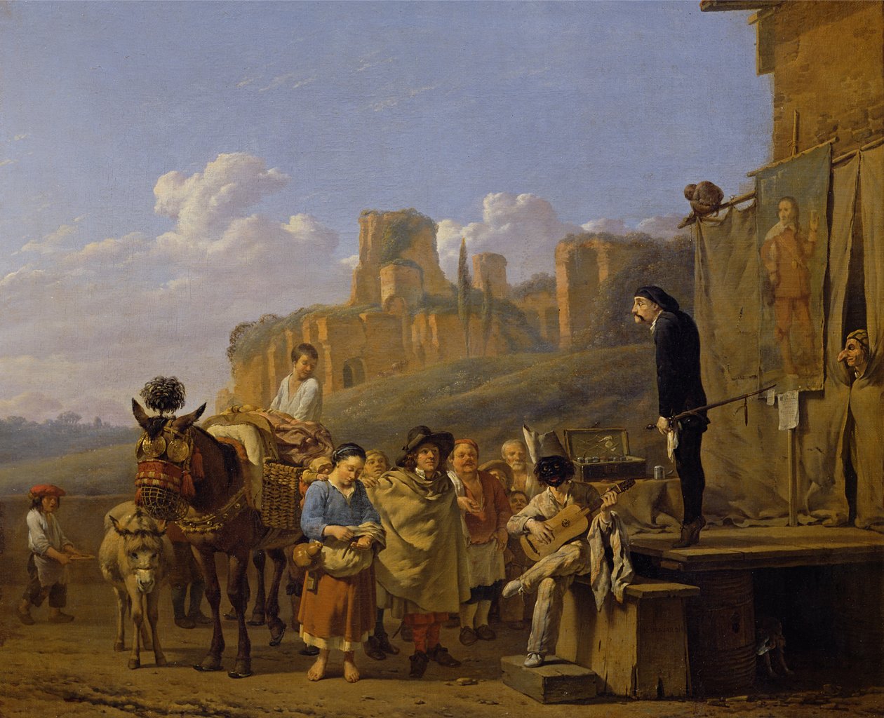 Italian Charlatans, 1657 tekijältä Karel Dujardin