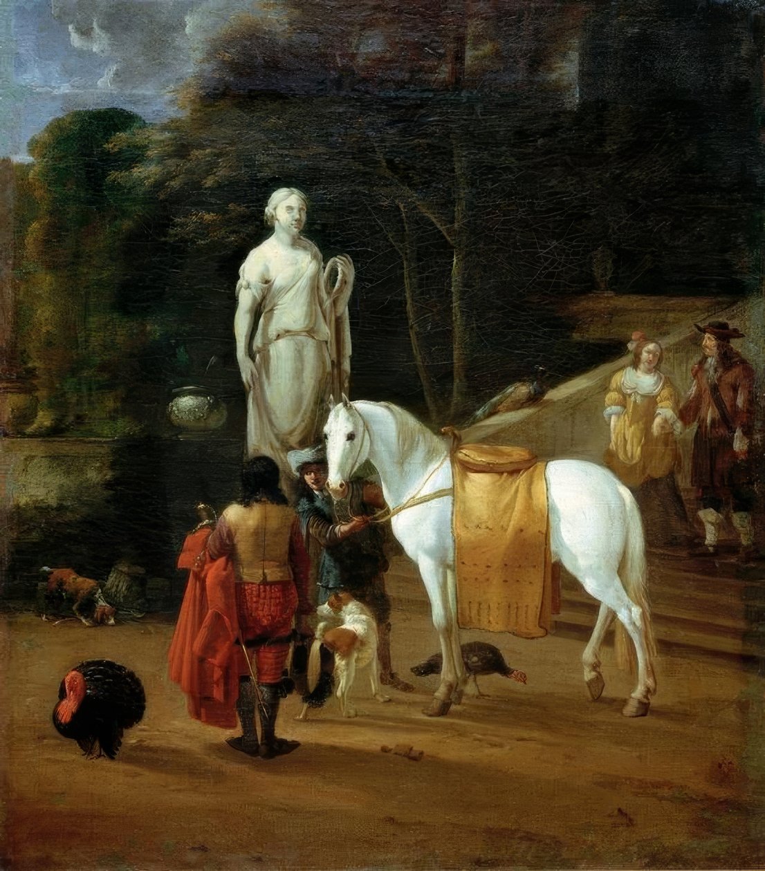 Jäähyväiset palatsin edessä tekijältä Karel Dujardin