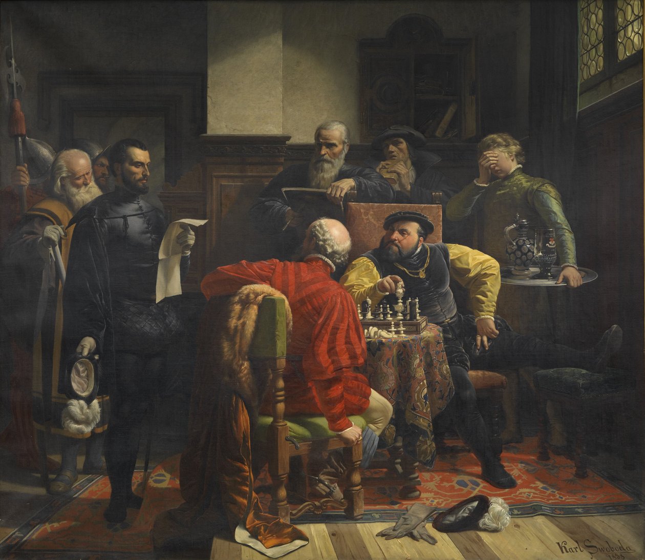 Karl Swoboda Johannes Friedrich Saksin kuolemantuomion julistus tekijältä Karel Svoboda