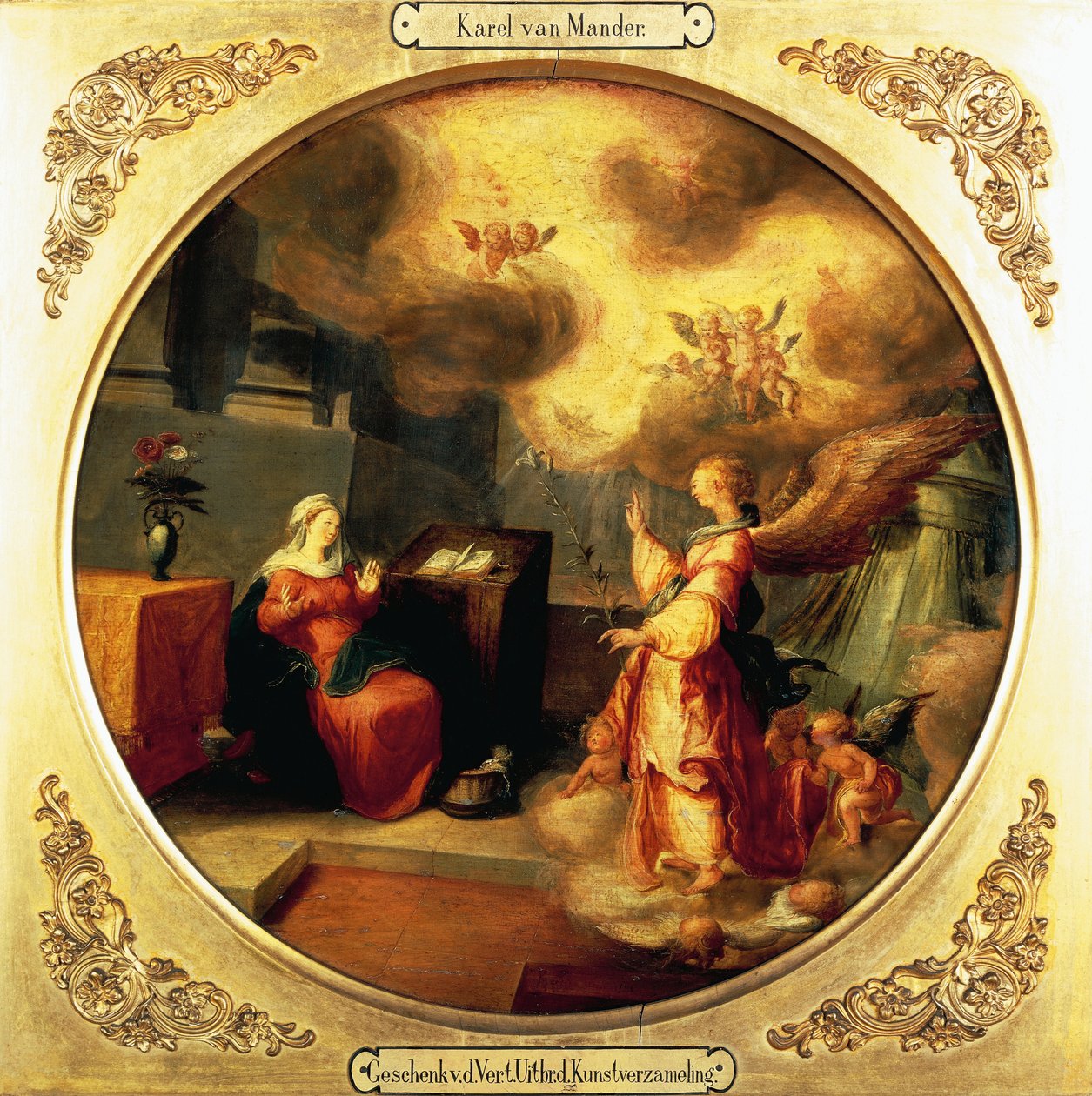 Ilmoitus, kirjoittanut Karel van Mander I (1548-1606) tekijältä Karel Van Mander