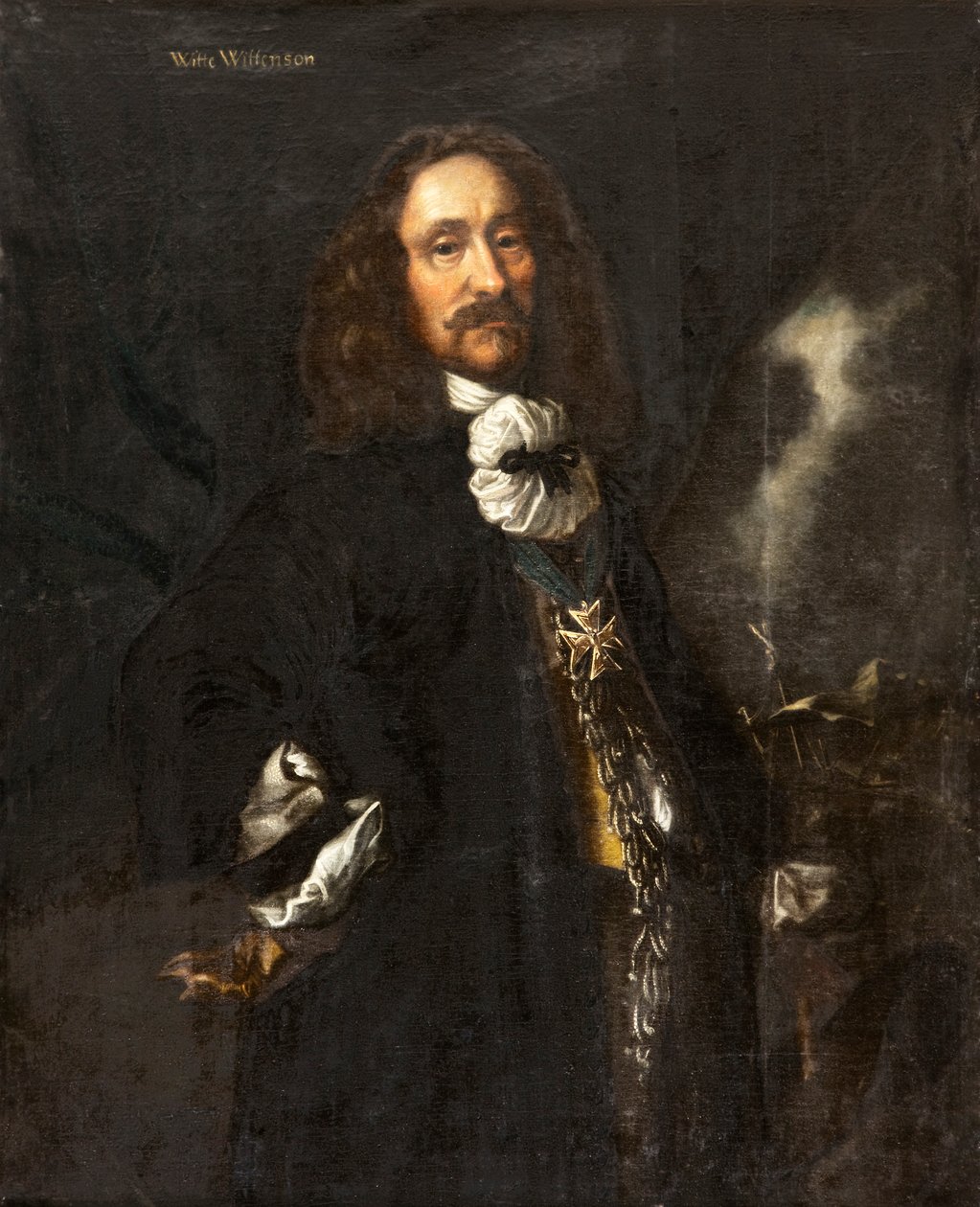Amiraali Witte Corneliszoon de Within muotokuva 1599-1658, noin 1657-1658. tekijältä Karel van Mander III