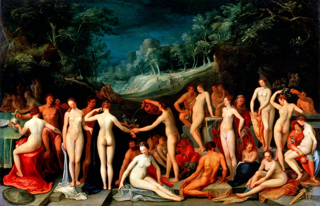 Rakkauspuutarha, 1602 tekijältä Karel van Mander I