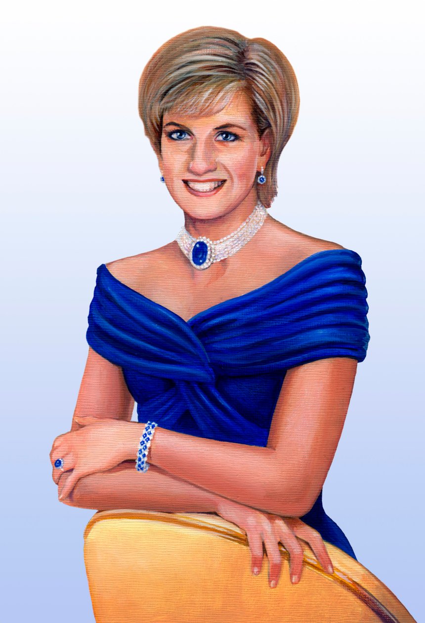 Hänen kuninkaallinen korkeutensa Walesin prinsessa Diana Frances, s. Spencer, 1961-1997, 2013. tekijältä Karen Humpage