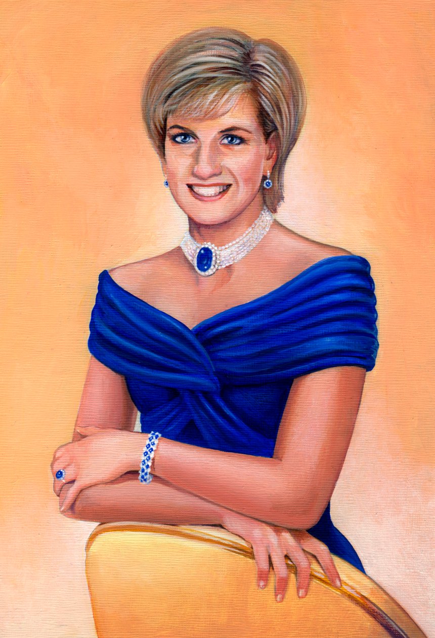 Hänen kuninkaallinen korkeutensa Walesin prinsessa Diana Frances, s. Spencer, 1961-1997, 2013. tekijältä Karen Humpage