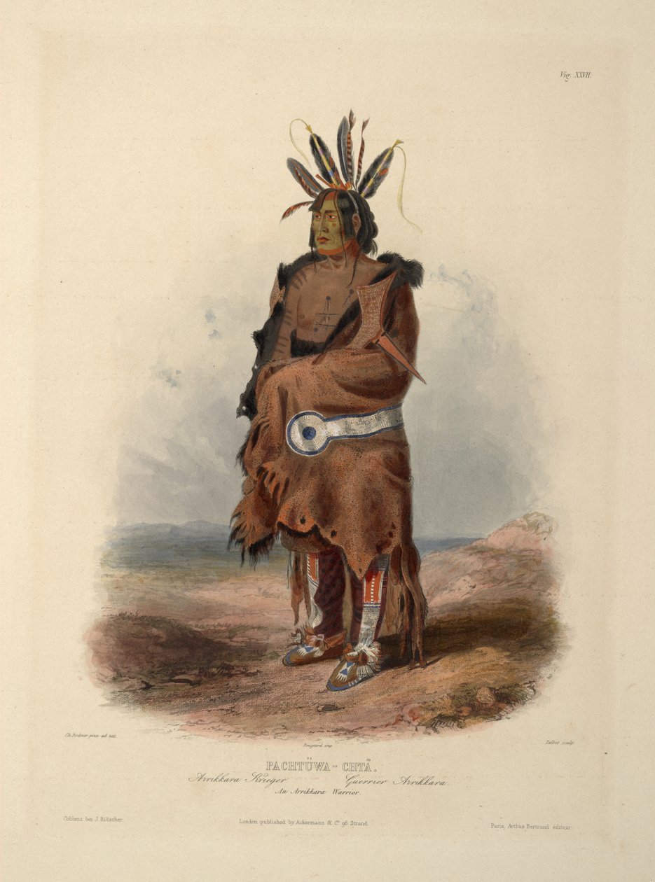 Arrikaran soturi tekijältä Karl Bodmer