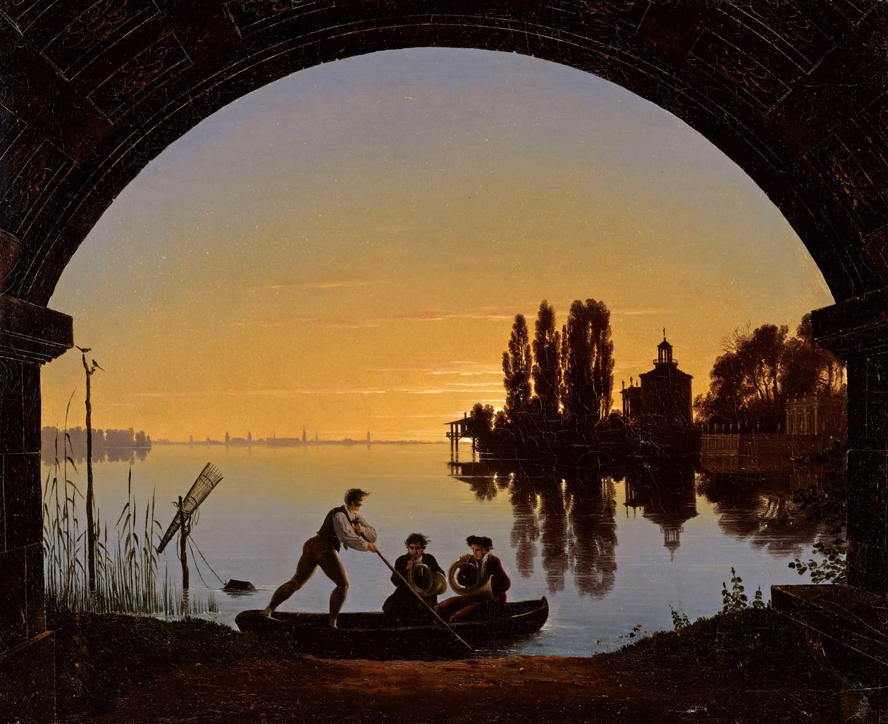 Spreeufer bei Stralau tekijältä Karl Friedrich Schinkel