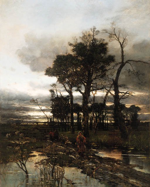 Ilta -maisema, Norfolk tekijältä Karl Heffner