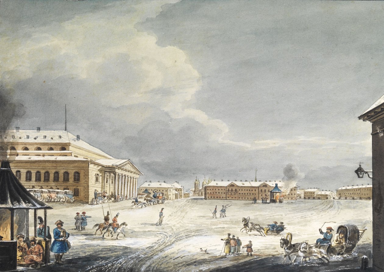 Theaterplatz Pietarissa tekijältä Karl Kollman