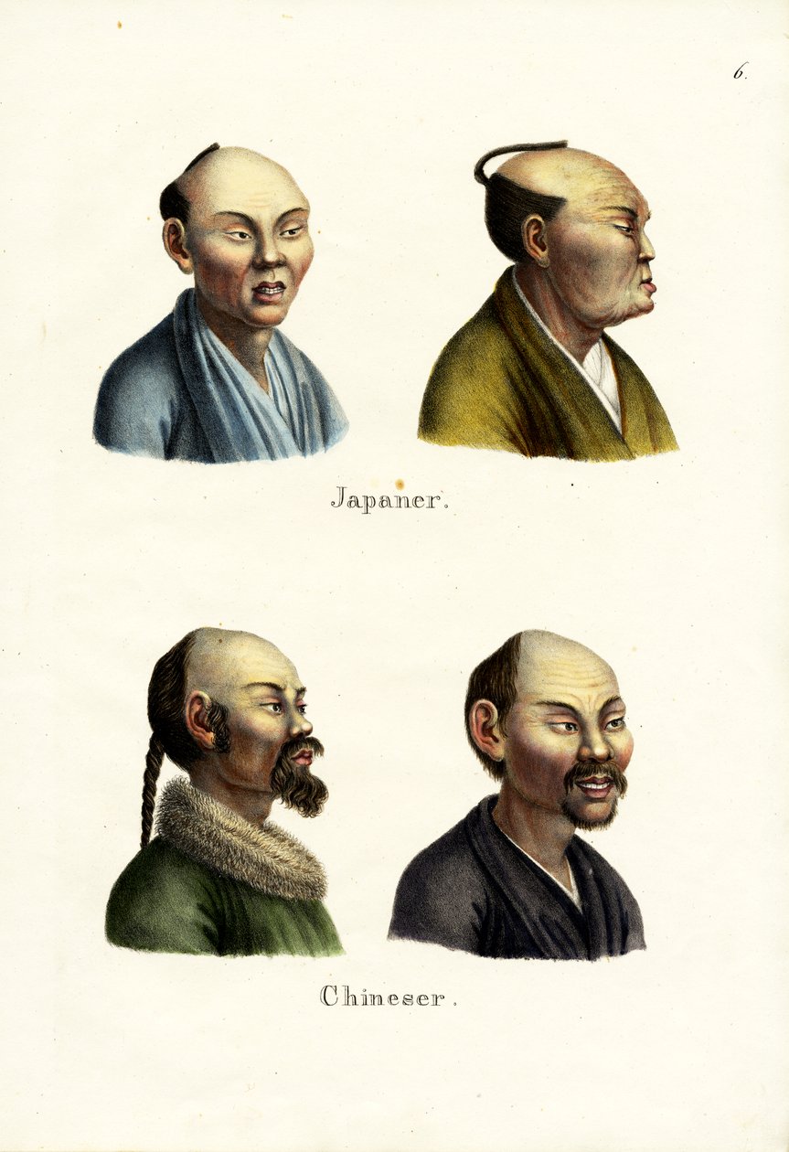 Japanilaiset, 1824 tekijältä Karl Joseph Brodtmann