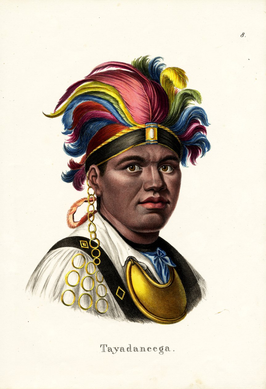 Thayendanegea, 1824 tekijältä Karl Joseph Brodtmann
