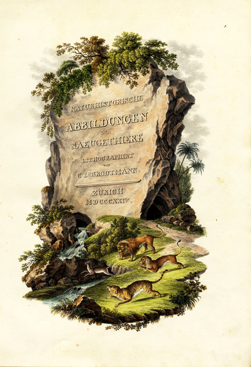 Nimilehti, 1824 tekijältä Karl Joseph Brodtmann