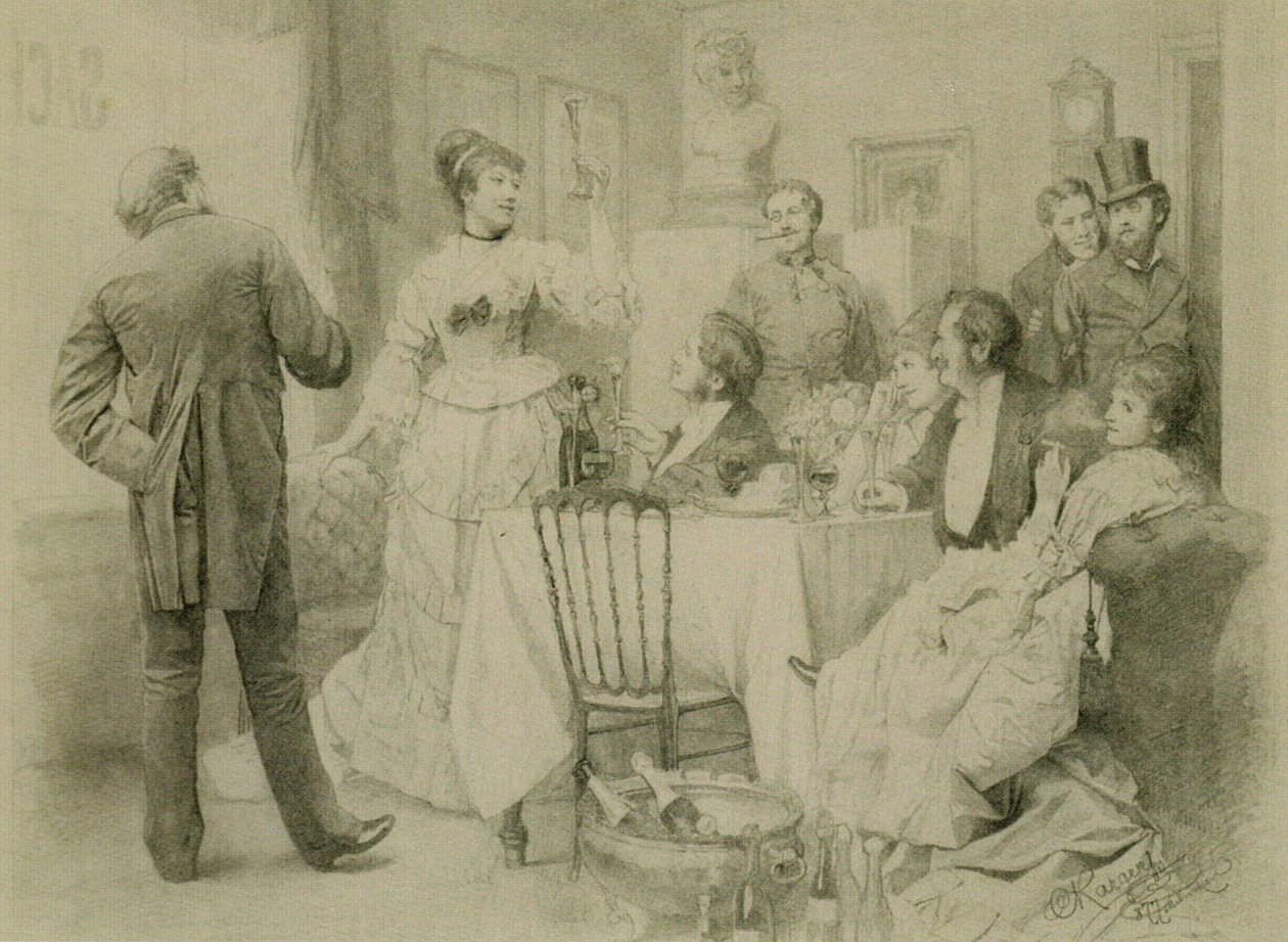 Champagnisieren beim Sacher tekijältä Karl Karger