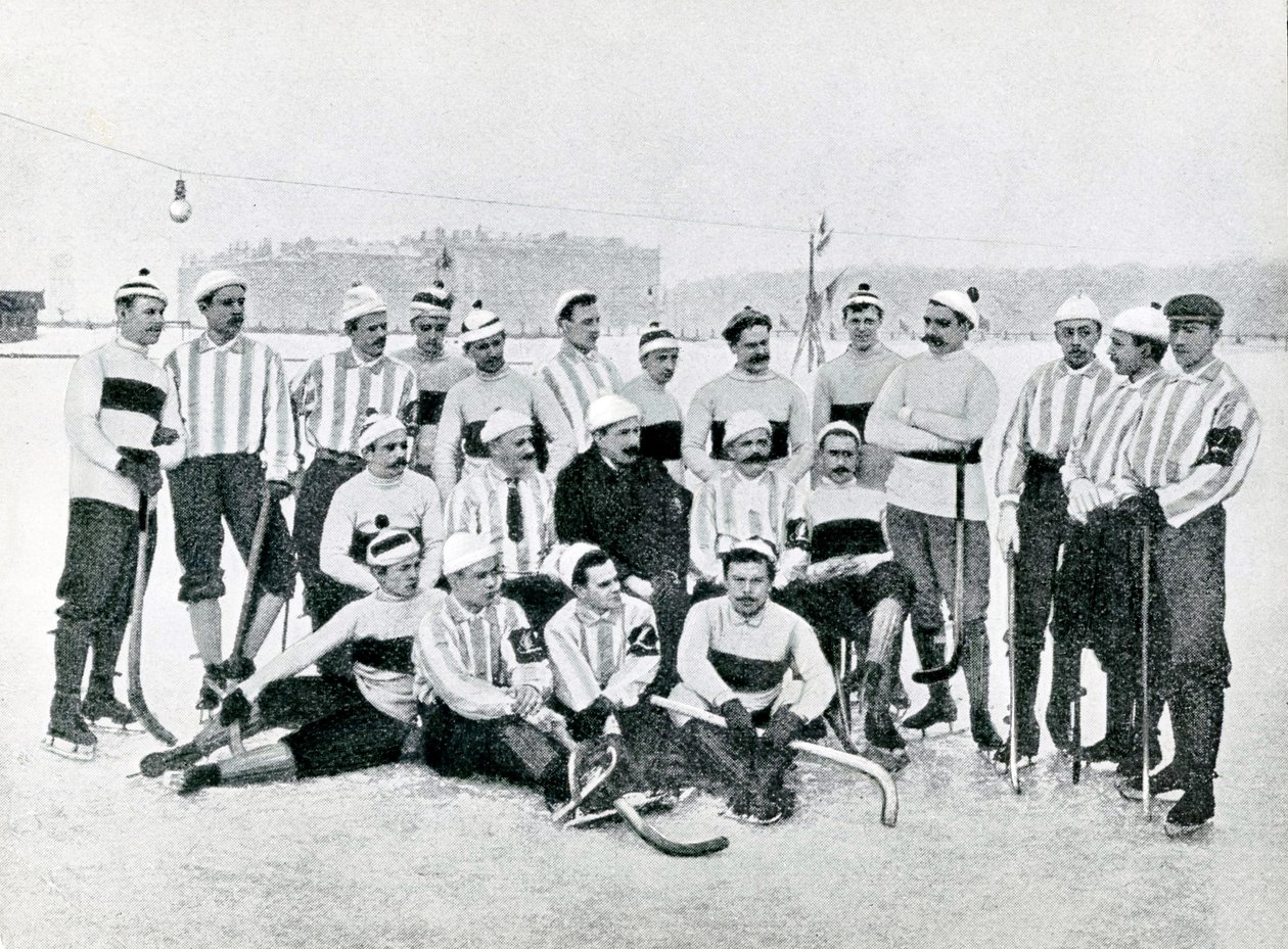 Jääkiekkojoukkue Pietarissa, 1900-luku tekijältä Karl Karlovich Bulla