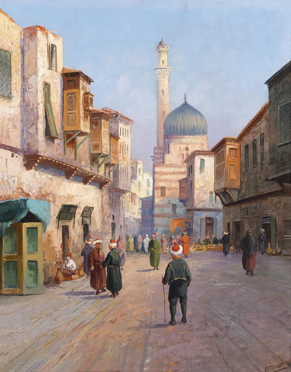Orientalische Straßenszene tekijältä Karl Kaufmann