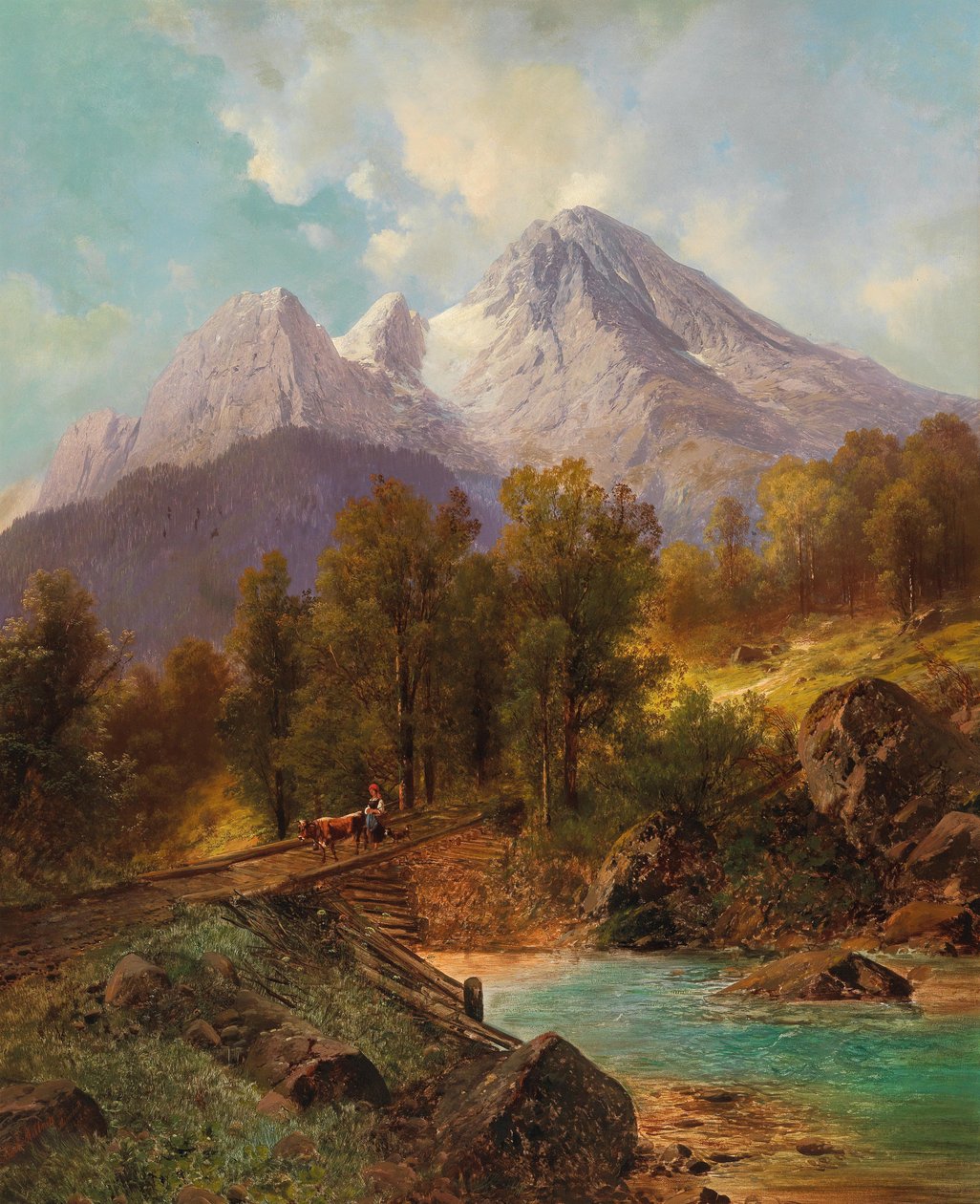 Watzmann lähellä Berchtesgadenia tekijältä Karl Millner
