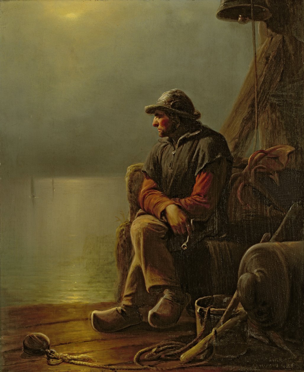 Luotsi pitää vahtia, 1851 tekijältä Karl Schlesinger