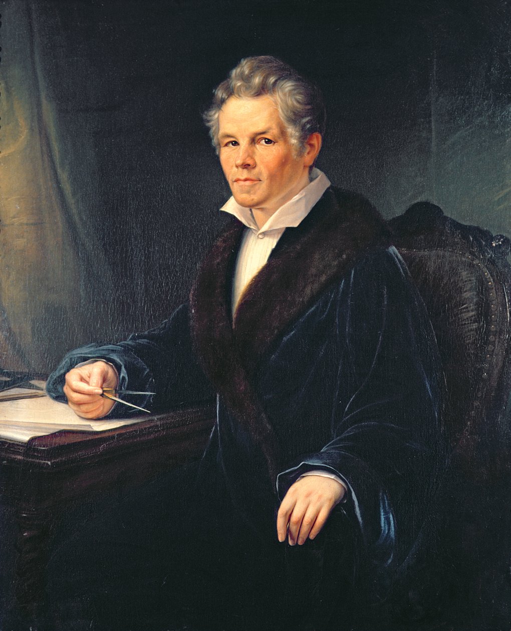 Karl Friedrich Schinkelin muotokuva, n. 1880 tekijältä Karl Schmidt