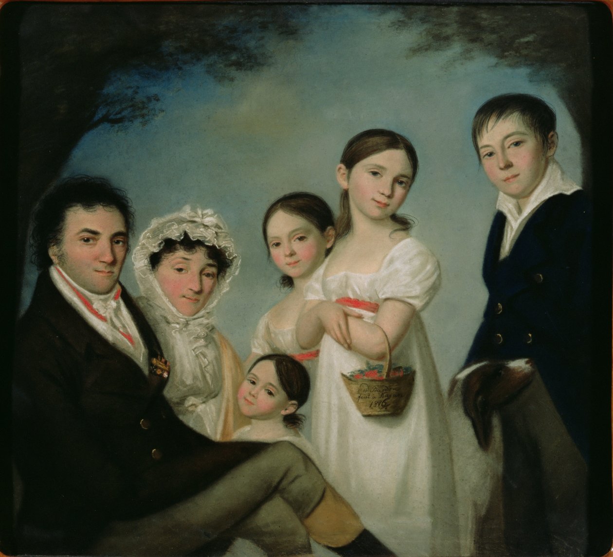 Boratynsky-perhe, 1816 tekijältä Karl Wilhelm Bardou