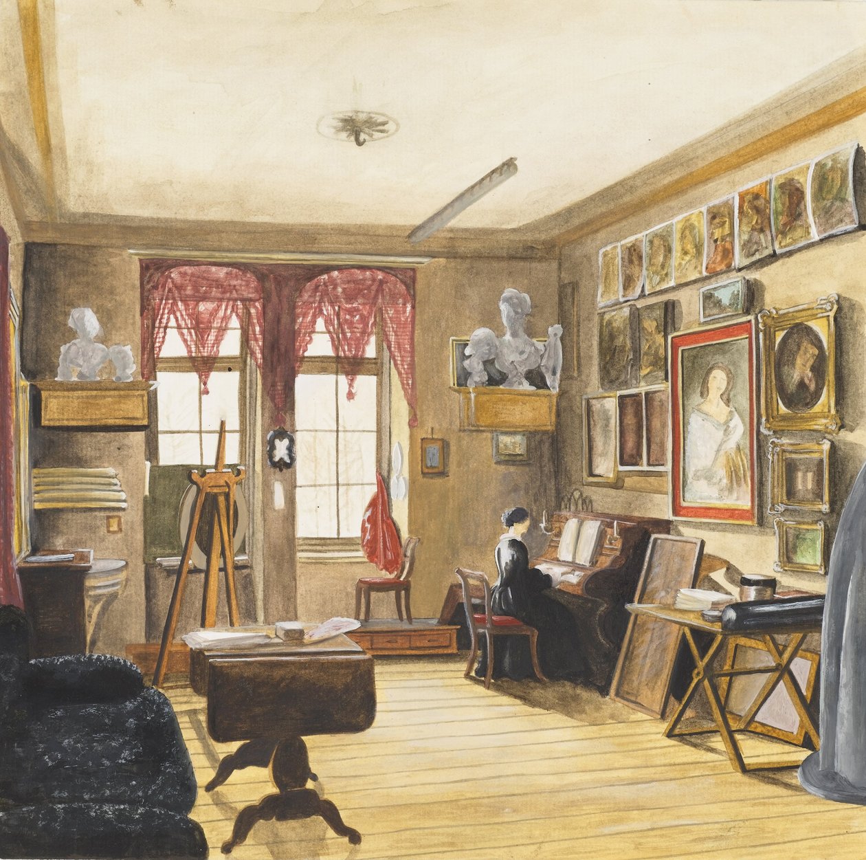 Artists Studio Berliinissä tekijältä Karl Wilhelm Streckfuss