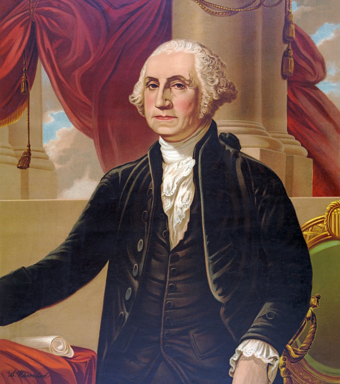 George Washington, pubi. noin 1876 tekijältä Karl Augustus Weidenbach