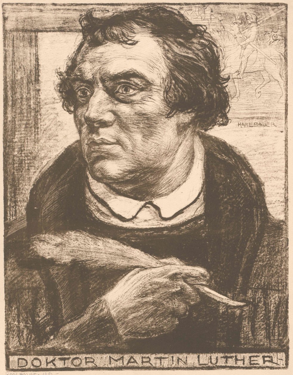 Martin Luther tekijältä Karl Bauer