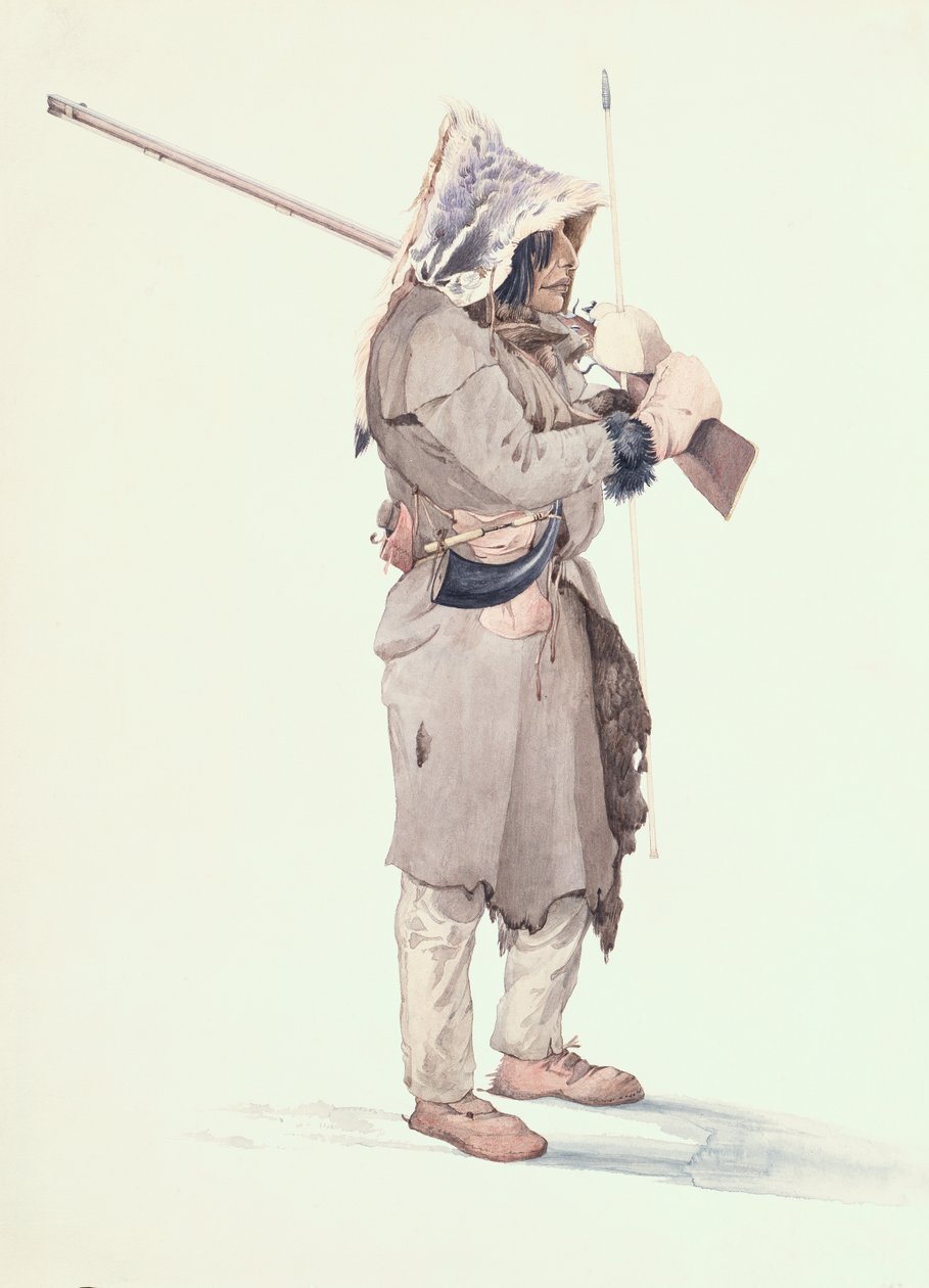 Pasesick-Kaskutau tekijältä Karl Bodmer