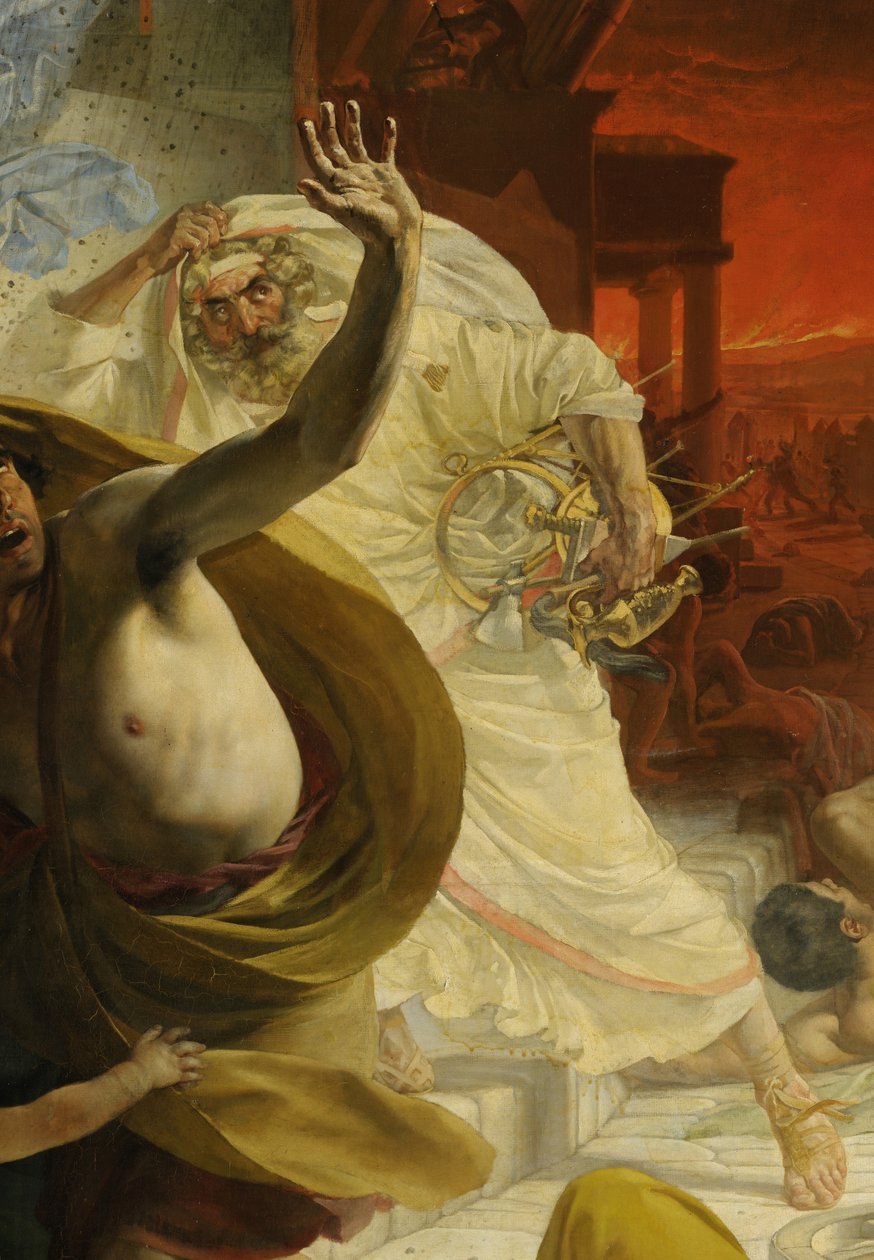 Yksityiskohta Pompejin viimeisestä päivästä (Karl Bryullov, 1833, Venäjän museo) tekijältä Karl Pavlovich Bryullov