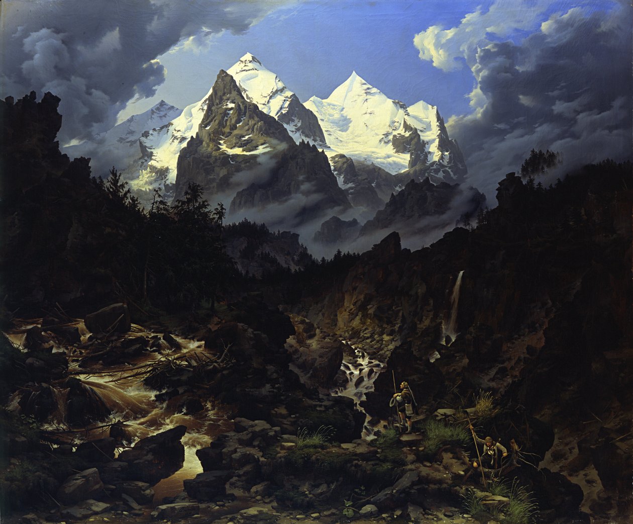 Wetterhorn, 1830. tekijältä Karl Eduard Biermann