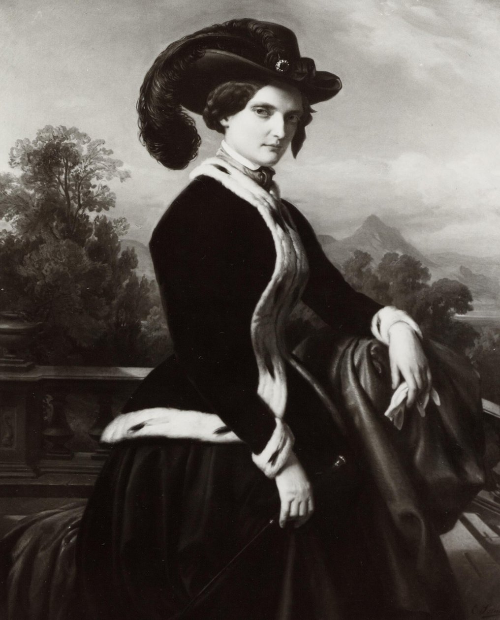 Amalie Cockerillin muotokuva tekijältä Karl Ferdinand Sohn