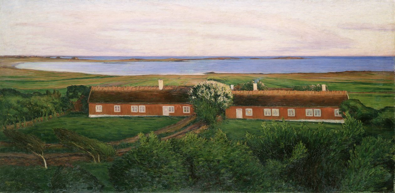 Naapurimaatalot, 1894 tekijältä Karl Fredrick Nordstrom
