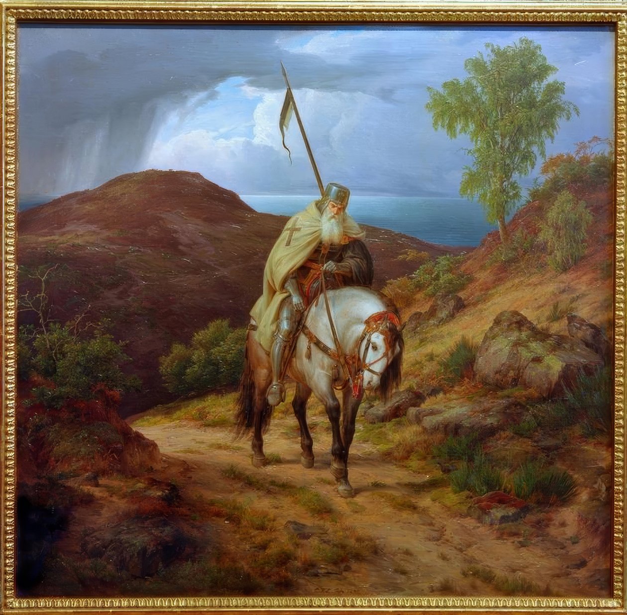 Heimkehrender Kreuzritter tekijältä Carl Friedrich Lessing