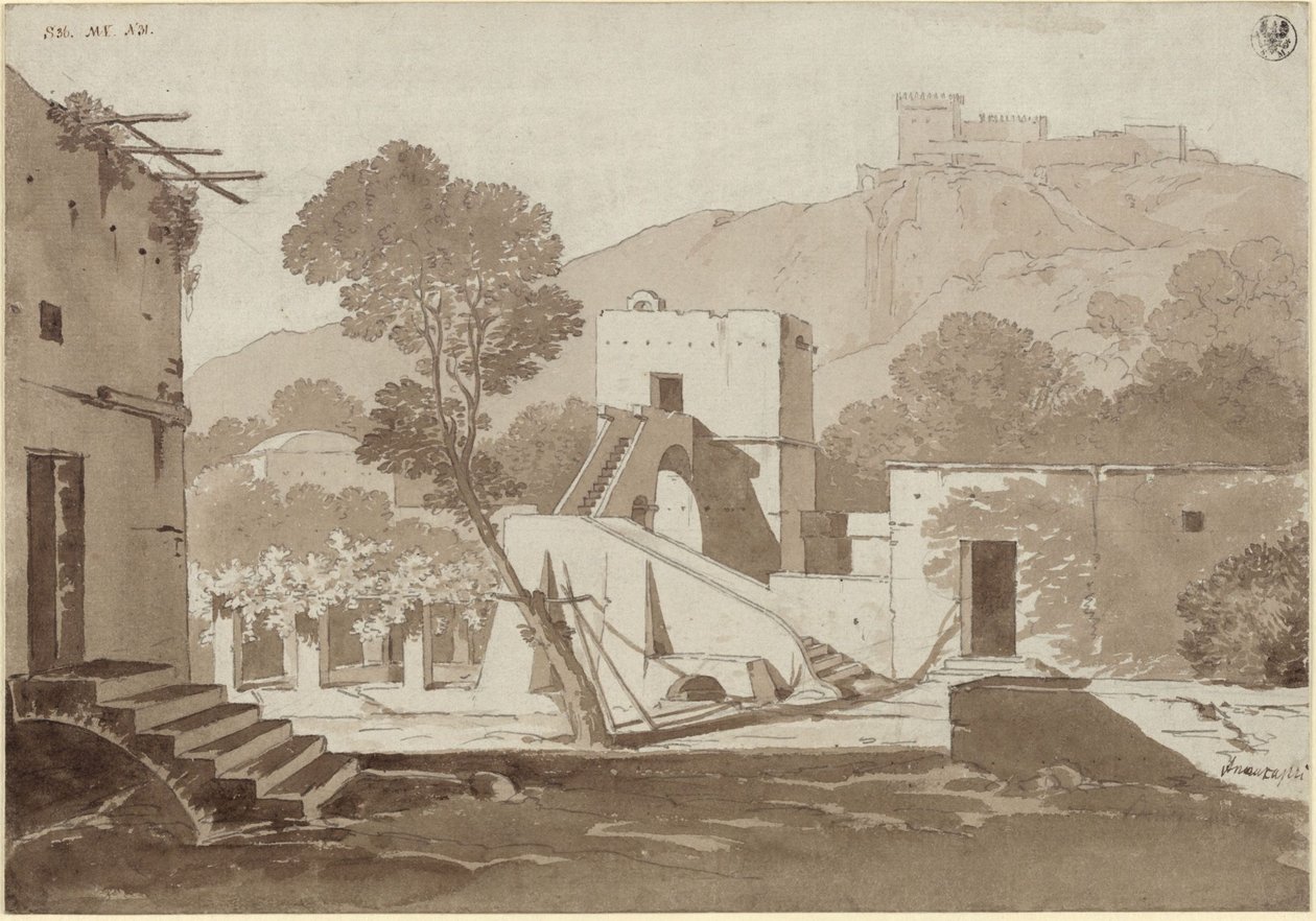 Maalaistalo Anacaprin lähellä tekijältä Karl Friedrich Schinkel