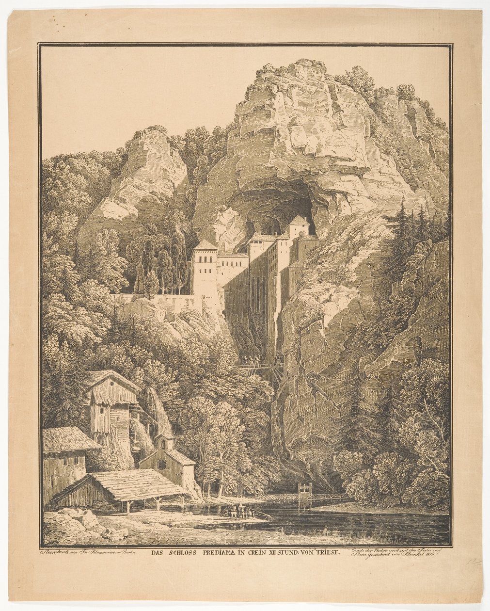 Prediaman linna sijaitsee 12 tunnin matkan päässä Triestestä tekijältä Karl Friedrich Schinkel