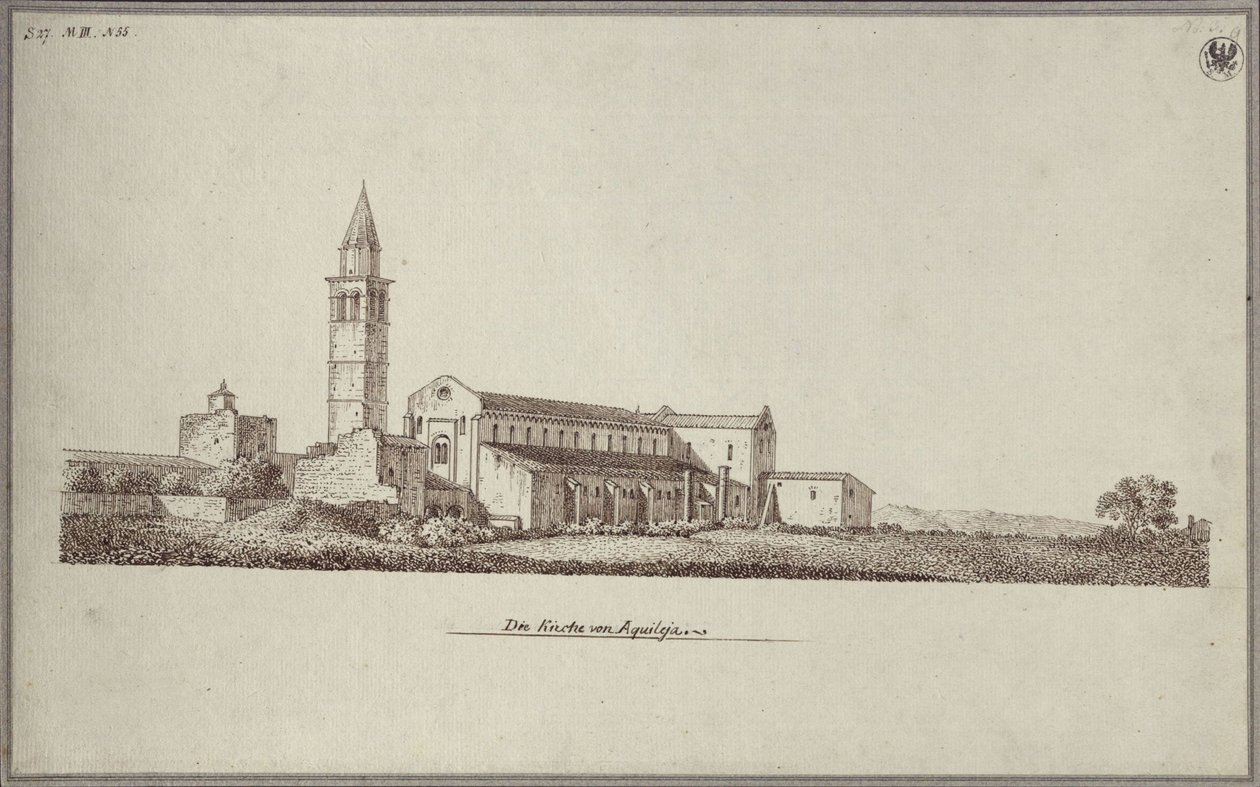 Santa Marian katedraali Aquileiassa tekijältä Karl Friedrich Schinkel