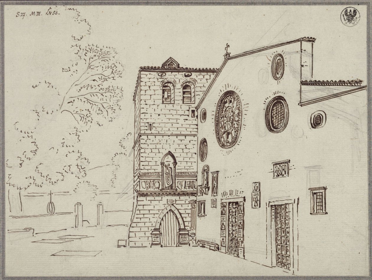 San Giusto -katedraali Triestessä tekijältä Karl Friedrich Schinkel