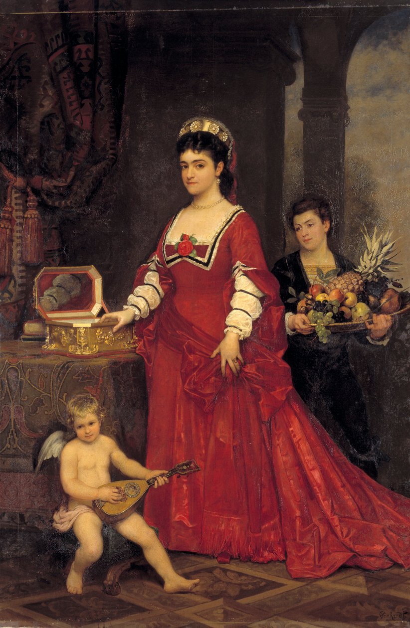 Adelina Patti 1843-1919, C1860-1880. tekijältä Karl Friedrich Steinhardt